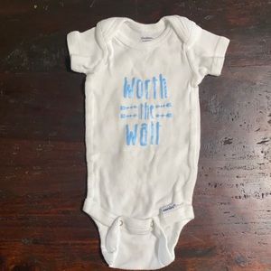 Worth the wait onesie 0-3 month